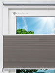 Honeycomb Grazia Dark 3.363.58 Fensteransicht