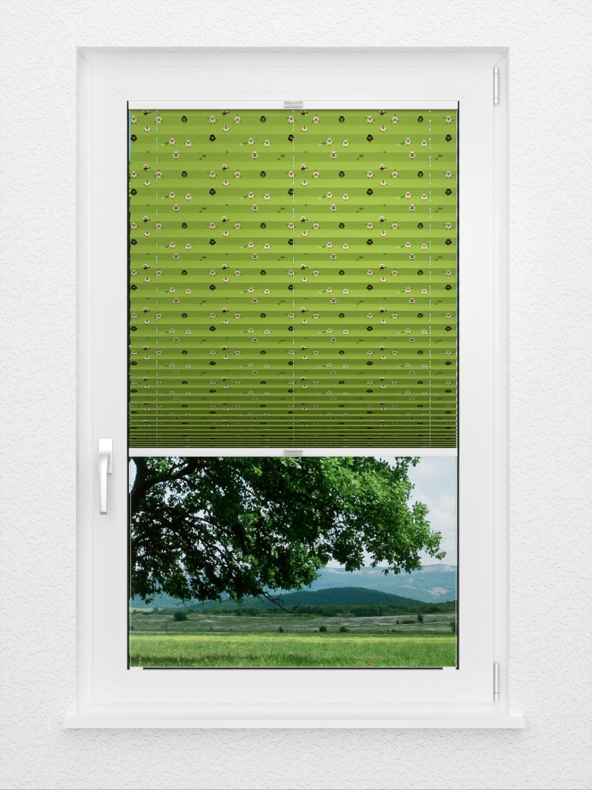 Detailansicht Plissee Little Sheep Night 4.171.49