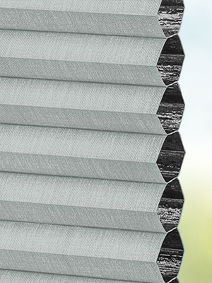 Stoff Plissee Maßanfertigung Duette Sovere Dark 3720