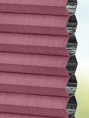 Stoff Plissee Maßanfertigung Duette Sovere Dark 3730