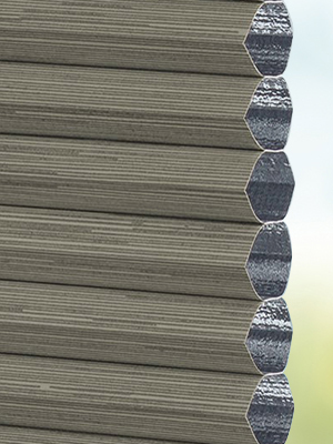 Stoff Plissee Maßanfertigung Duette Feriolo Dark 3900