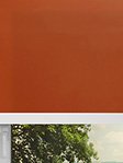 Rollo orange 10218 Fensteransicht