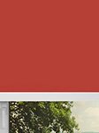 Verdunkelungsrollo rot 10355 Fensteransicht