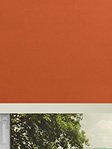 Verdunkelungsrollo orange 10452 Fensteransicht