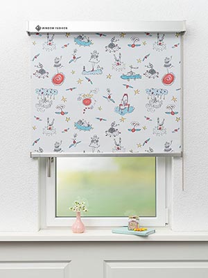 Rollo Kinderzimmer VD 75012 Fensteransicht